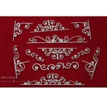 Чипборд Scrapiniec - Бордюри і куточки Park Avenue мікс, 11 штук