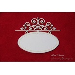 Чипборд Scrapiniec - Рамка-вивіска Park Avenue овальна