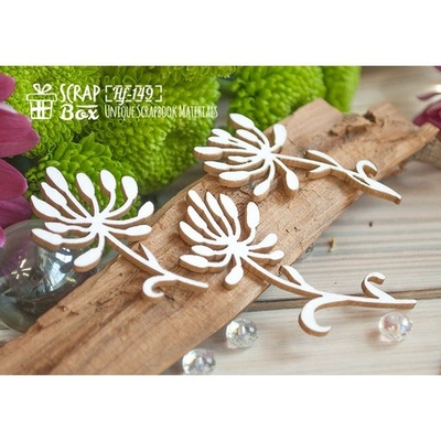 Чипборд ScrapBox - Конюшина маленька 3 шт. Hf-149