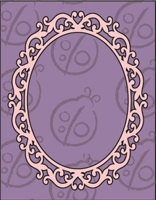 Чипборд. Рамка №6. Маленькая,  cb-333