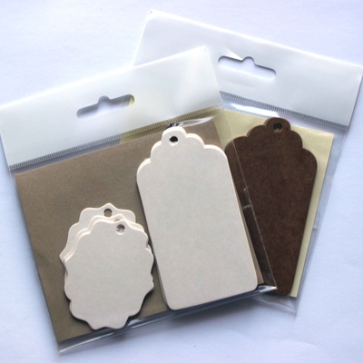 Набір тегів, 10 шт.: 5 бірок 45х85 мм та 5 бірок 45x55м