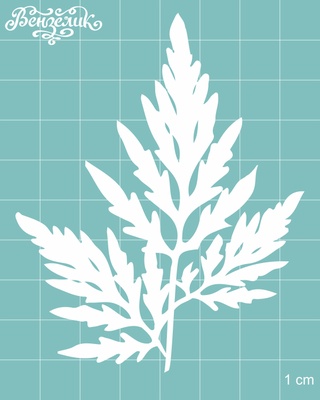 Чипборд від Вензелик - Листочок 05, розмір: 72x90 мм