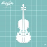 Чипборд від Вензелик - Скрипка 04, розмір: 28x75 мм