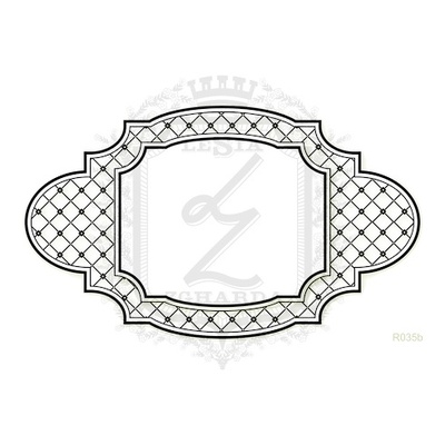 Акриловий штамп Lesia Zgharda R035b Рамка