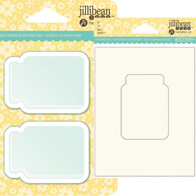 ЦЕНА СНИЖЕНА! Набор для шейкера JBS - Jar - Банка - окошко-заготовка, открытка, конверт - 1 штука