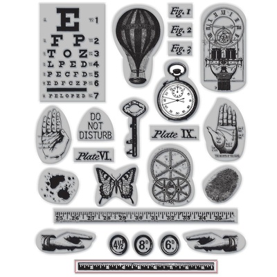 Набор акриловых штампов 7 Gypsies -  Steampunk/Paddington Collection