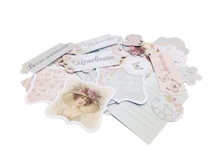 Набор высечек для скрапбукинга от Scrapmir - Леди Шебби, 50 шт.
