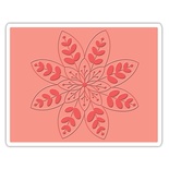 Ніж і папка для тиснення Sizzix - Bigz Die w/Bonus TextuRed Impressions - Flower, 1 шт.