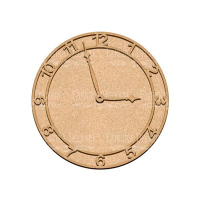 Артборд Годинник 20х20 см, ТМ Фабрика Декору