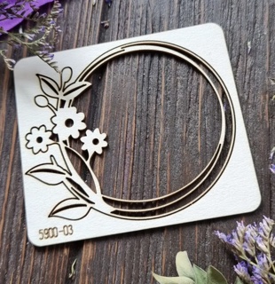 Чапборд віночок з квітами