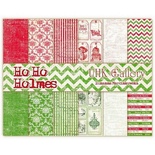 Набір двостороннього скрап-паперу UHK Gallery - Ho Ho Holmes, 30x30 см
