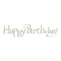 Пластини для фольгування від Spellbinders - Faux Script Happy Birthday