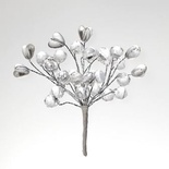 Мини-веточки с акриловыми сердечками от Scrapberry's ПРОЗРАЧНЫЕ  6 шт