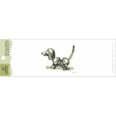 Акриловый штамп Lesia Zgharda D041 Игрушка собачка, размер 4,2х3,2 см.