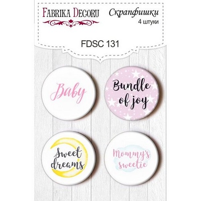 Набор скрапфишек Фабрика Декору из 4 шт