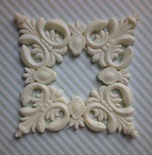 Гнучкі пластикові фігурки - Рамка квадратна №1, 7x7см