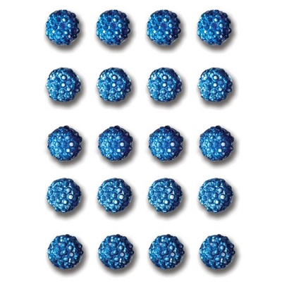 Прикраса Queen & Co - Twinkle Goosebumps - Light Blue, 20 штук