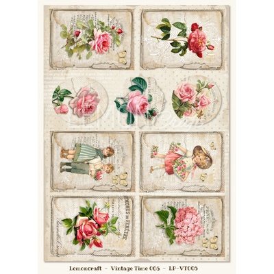 Лист с картинками LemonCraft - Vintage Time 005