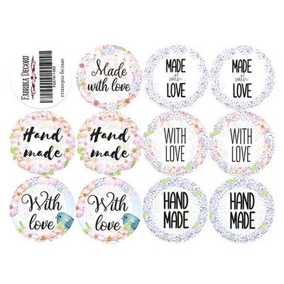 Набір наліпок (стікерів) для журналінгу 1 - 002, ТМ Фабрика Декору