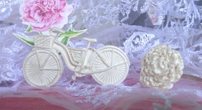 Набір прикрас з полімерної глини від ScrapEgo "Пострілу мечті" (2шт.)