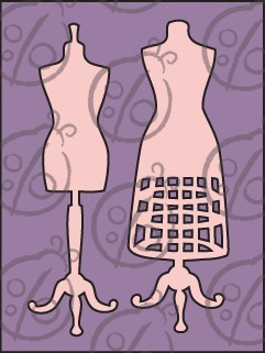 Чипборд. Набір манекенів №1. Великий cb-394