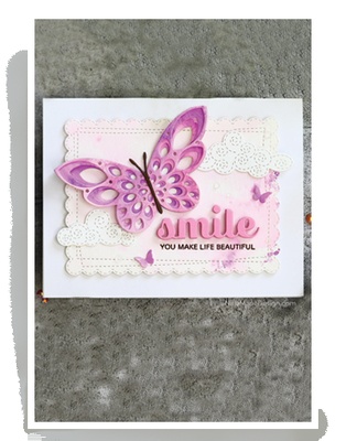 Набор ножей от Birch Press Design - Sparkler butterfly layer set, 4 шт.