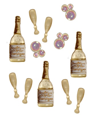 Набір декоративних ґудзиків Dress It Up - Congratulations!