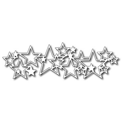Ніж для вирубки Frantic Stamper - Precision Die - Star Border