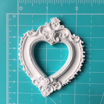 Гипсовое сердечко от Е.В.A, 7х7 см, 1 шт. 