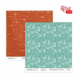 Папір для скрапбукінгу від ROSA TALENT - Recipe book 2, двосторонній, 30,48x30,48см, 200г/м²