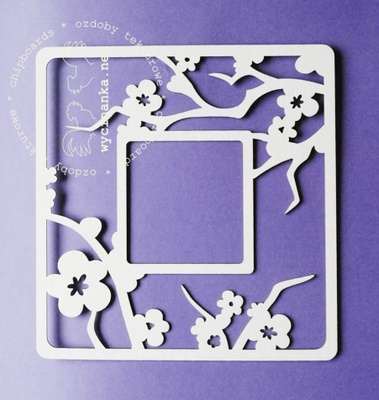 Чипборд від Wycinanka - рамки з колекції Вишневий цвіт, номер 8