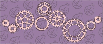 Чипборд Набір шестерень великий