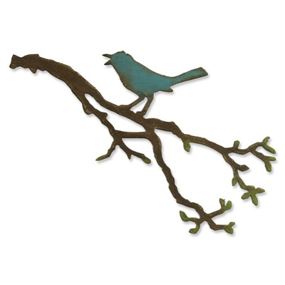 Лезвие от Sizzix - Sizzix - Tim Holtz - Bigz Die Bird Branch