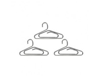 Прикраса від 7 Gypsies - Скрепки - тремпельки - Metal Hangers: Antique Silver, 12 шт., срібло