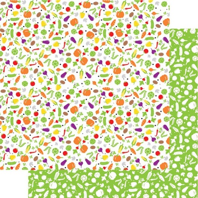 Набор бумаги «Летняя кухня», 30,5х30,5см, 12 листов