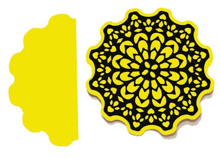 Ніж для вирубки Canadian Kaleidoscope Doily Wing Ding від Cheery Lynn Designs