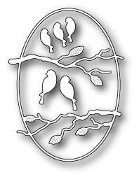 Ніж для вирубки від Poppystamps - Serendipity Bird Frame