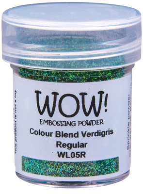 Пудра для эмбоссинга Wow - Opaque Verdigris - Regular, 15 мл