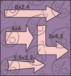 Набір стрілок №1, 4 елементу cb-345