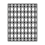 Шаблон для тиснення Spellbinders - Diamond and Stars Impressabilities