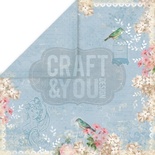 Лист скрапбумаги от Craft and You Design - Vintage Time, 30х30 см, CP-VT06