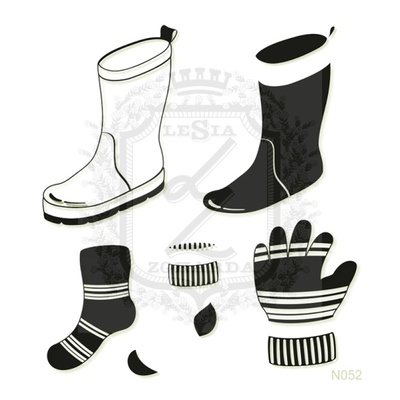 Акриловий штамп Lesia Zgharda N052 осінна історія, набір з 10 штампів