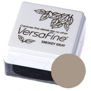 Пігментне чорнило швидкосохнуче Tsukineko - VersaFine 1in Cube Pads Smokey Grey