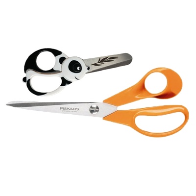 Ножницы универсальные Fiskars Classic Universal Purpose 21 см и детские 1382 Kids Animal