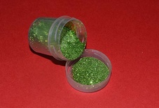 Глиттер фасованный от ScrapBerry's - Салатовый, 10 г, 12 мл