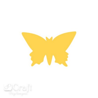 Дірокол фігурний 3,7СМ Метелик 2, TM dpCraft (Dalprint)
