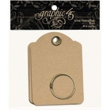 ЦЕНА СНИЖЕНА! Мини-альбом из тэгов - Graphic 45 - G45 Staples - Artist Trading Tags - Kraft, размер 6.3х9 см