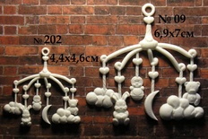 Пластикова прикраса від E.В.A - Карусель (мал), 4.4x4.6 см