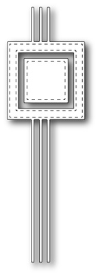 Ножі від Memory Box - Dies- Surely Stitched Square