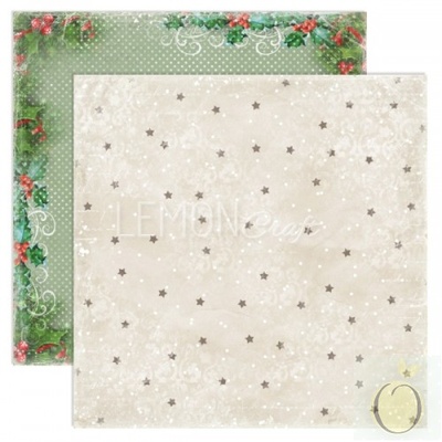 Набор скрапбумаги LemonCraft - Christmas Greetings, 30х30 см, с бонусом